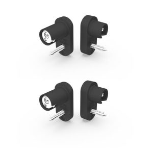 SL2187 Magnetický kontakt jednopólový čierny (2 páry)