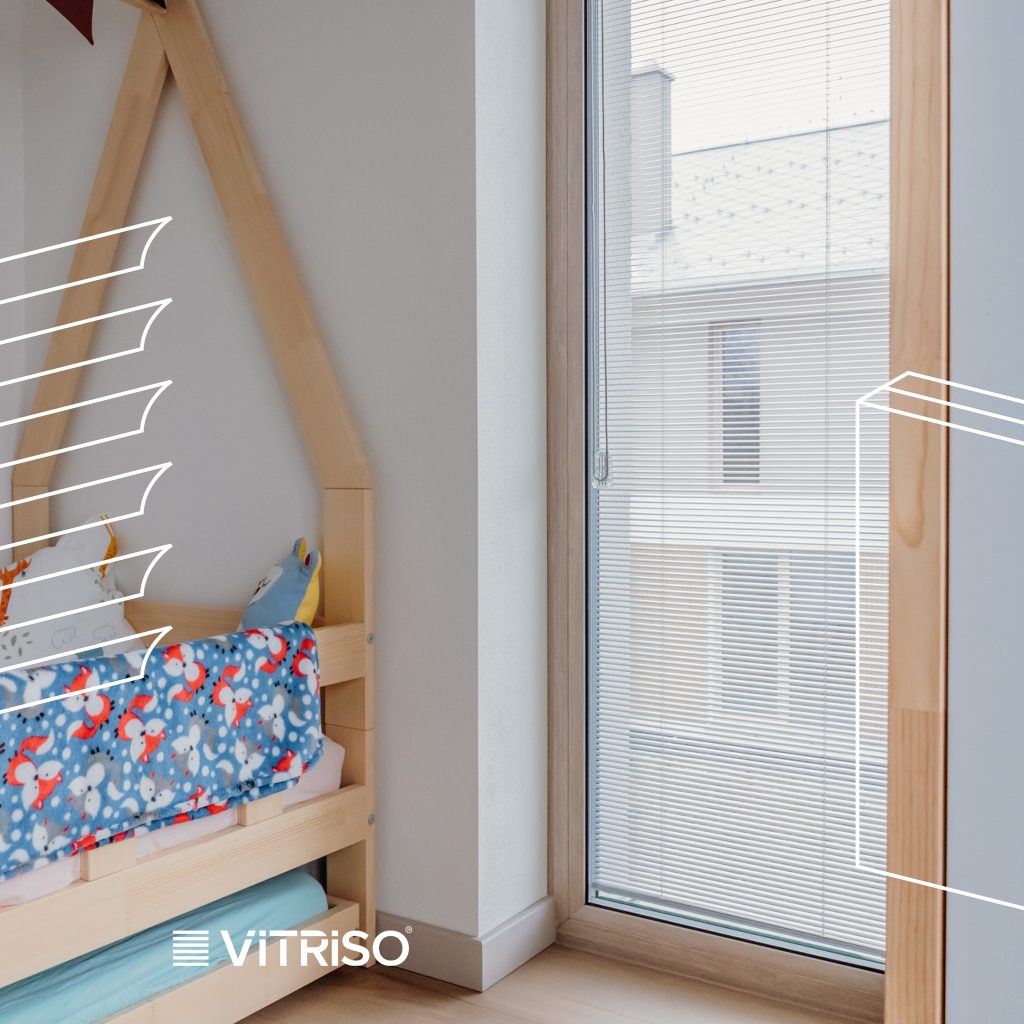 Integrované tienenie VITRISO – bezpečné a praktické riešenie pre detské izby!