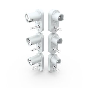 SL2444S102  Magnetický kontakt jednopólový biely (3 páry)