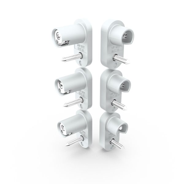 SL2444S102  Magnetický kontakt jednopólový biely (3 páry)
